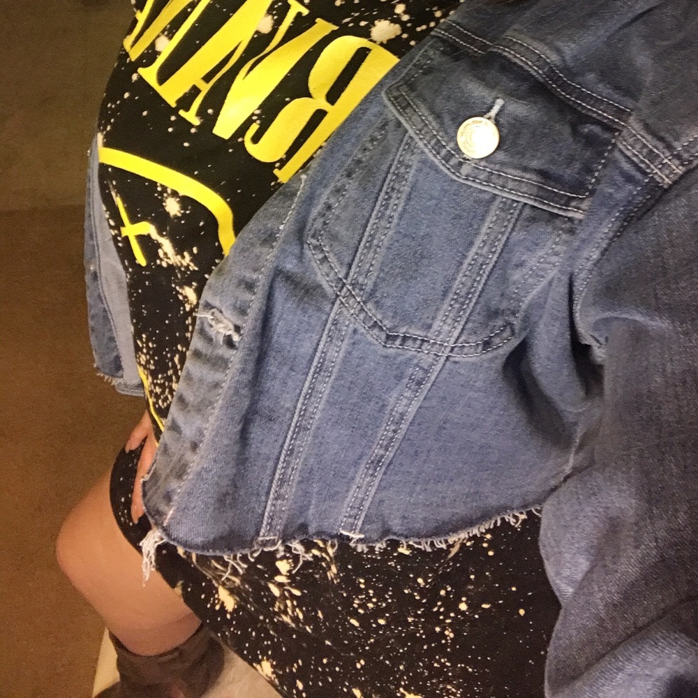 Nirvana band tee! Worn as a dress. Bleached